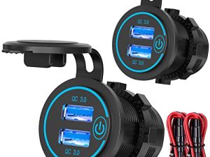 [Lot de 2] Prise USB 12 V