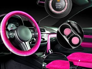 5 Pièces Bling Ensemble d'Accessoires de Voiture