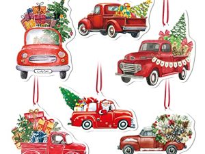 Lot de 6 décorations à suspendre pour