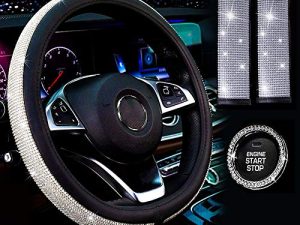 Lot de 4 accessoires de voiture Bling