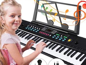 Tencoz Clavier électronique Piano 61 Touches