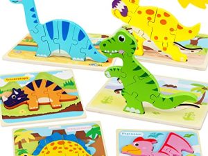 Aitbay Puzzles pour tout-petits Lot de 6