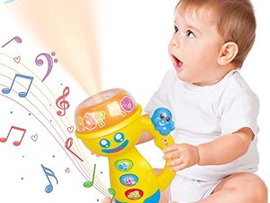HISTOYE Enfants Lampe de Poche Musicale Jouets