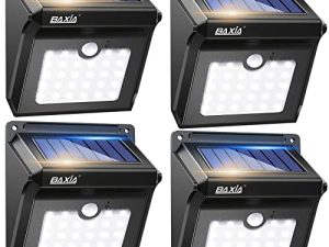 BAXIA TECHNOLOGY Lampes solaires d'extérieur sans fil