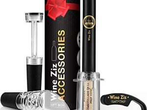 Boîte-cadeau d'accessoires pour le vin Wine Ziz