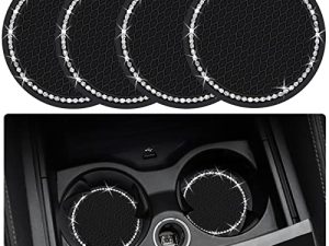 4PCS Bling Car Cup Coaster