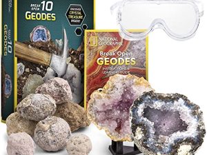 NATIONAL GEOGRAPHIC Break Open 10 Geodes Premium