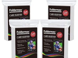 Foldermax Lot de 500 pochettes transparentes pour