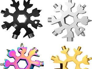 Lot de 4 outils multifonctions flocon de