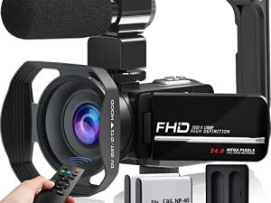 VJIANGER Caméra Vidéo Caméscope