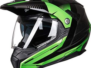 ILM Casque de moto double sport tout-terrain