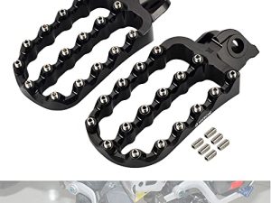 NICECNC Repose-pieds larges de style rallye Compatible