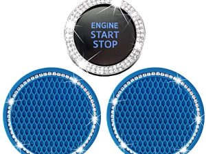 2 porte-gobelets de voiture et 1 strass