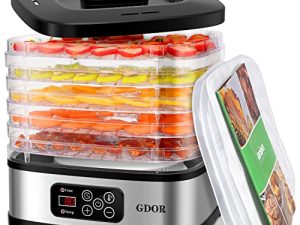 Le déshydrateur alimentaire GDOR comprend un écran