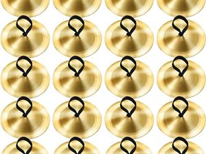 20 Pièces Cymbales De Doigt Danse Du