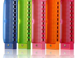 Harmonica pour enfants 10 trous translucide pour