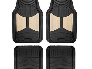 Tapis de sol automobile beige Climaproof pour