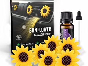 6 Pièces Clip de Ventilation de Tournesol