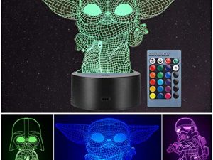 Veilleuse 3D Illusion Star Wars pour enfants