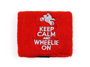 Keep Calm Wheelie sur les couvercles de