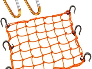 Thewinio Cargo Net 15"x15" s'étire jusqu'à 30"x30"