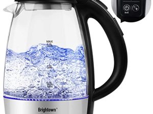 Bouilloire électrique à eau chaude en verre