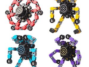 Transformable Fidget Spinners 4 pièces pour enfants