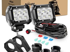 Nilight ZH060 2PCS 4 Pouces 18W Projecteur