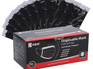 Bigox Masque facial jetable Emballé individuellement Lot