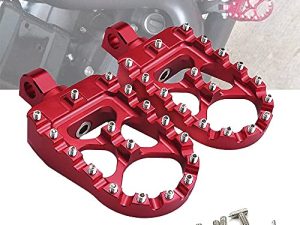 StarknightMT Repose-pieds CNC larges et larges 360°