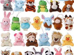 Juegoal Lot de 26 mini animaux en