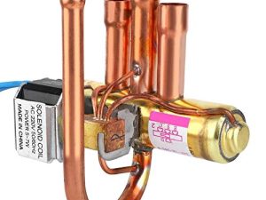 Lodokdre 1pc Vanne d'inversion électromagnétique à quatre