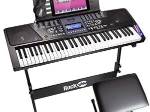 Piano clavier RockJam 61 touches avec kit