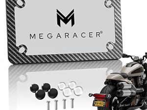 Cadre de plaque d'immatriculation de moto en