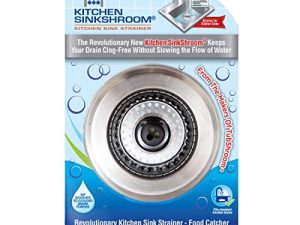 Kitchen SinkShroom Crépine d'évier révolutionnaire en acier