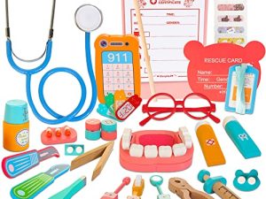 Kit de dentiste en bois pour enfants