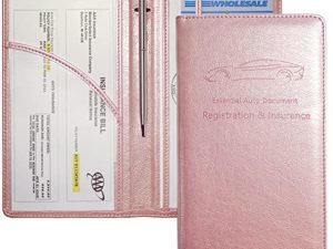 Yarnic Porte-cartes d'immatriculation et d'assurance