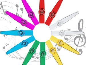 LovesTown Multicolore Métal Kazoo