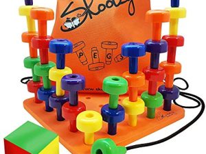 Skoolzy Peg Board Set Jouets Montessori pour