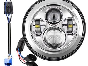 Belt&Road Phare LED rond super blanc 7