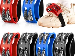 6 Pcs Pied Tambourin Instrument de Musique
