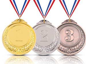 Hilitchi Gold Silver Bronze Award Medals with