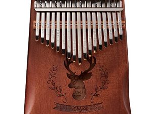 Kalimba 17 Touches Pouce Piano Premium Acajou