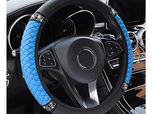 Housse de volant en cuir souple Bling