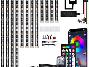 DZCULB Kit d'éclairage de moto Kit d'éclairage