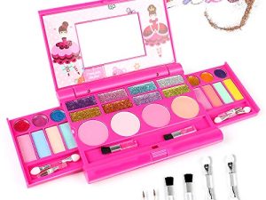 AMOSTING Réel Jouet de Maquillage pour Filles