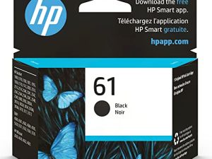 Cartouche d'encre noire HP 61 d'origine |