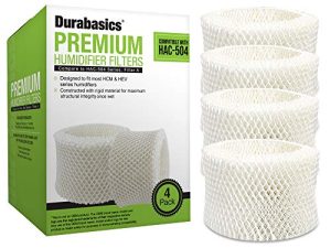 Durabasics Lot de 4 filtres d'humidificateur de