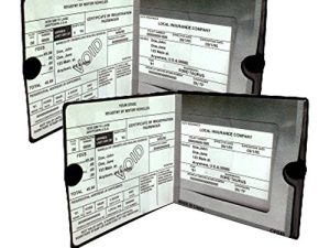 ESSENTIAL Car Auto Insurance Registration Noir Lot