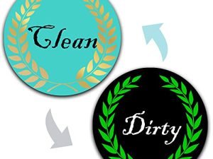 Kiterest Aimant pour lave-vaisselle Clean Dirty Sign